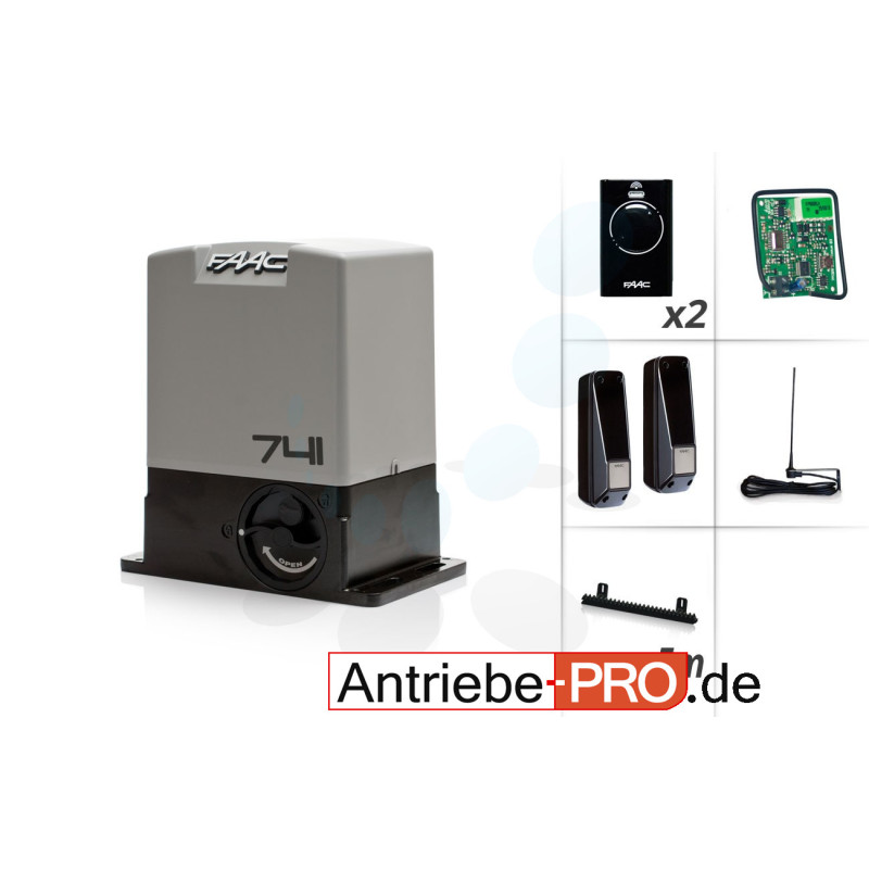 Set Schiebetorantrieb FAAC 741 