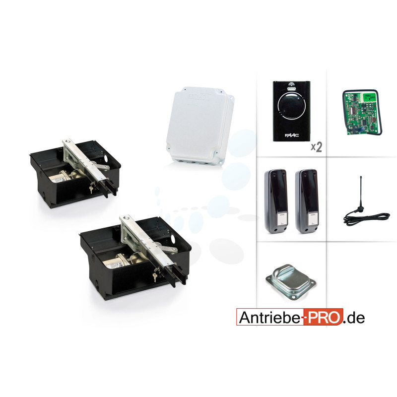 Set Unterflurantrieb FAAC 770/1 (230V)